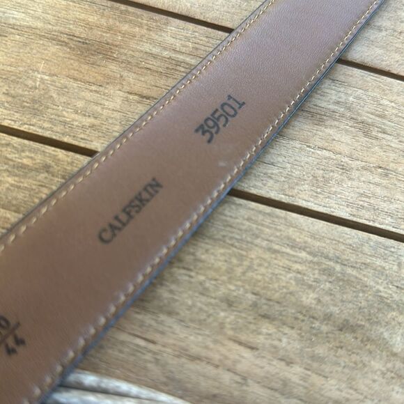 Allen Edmonds Wide Basic Dress Leather Belt Black (39501) 44 - Picture 7 of 8